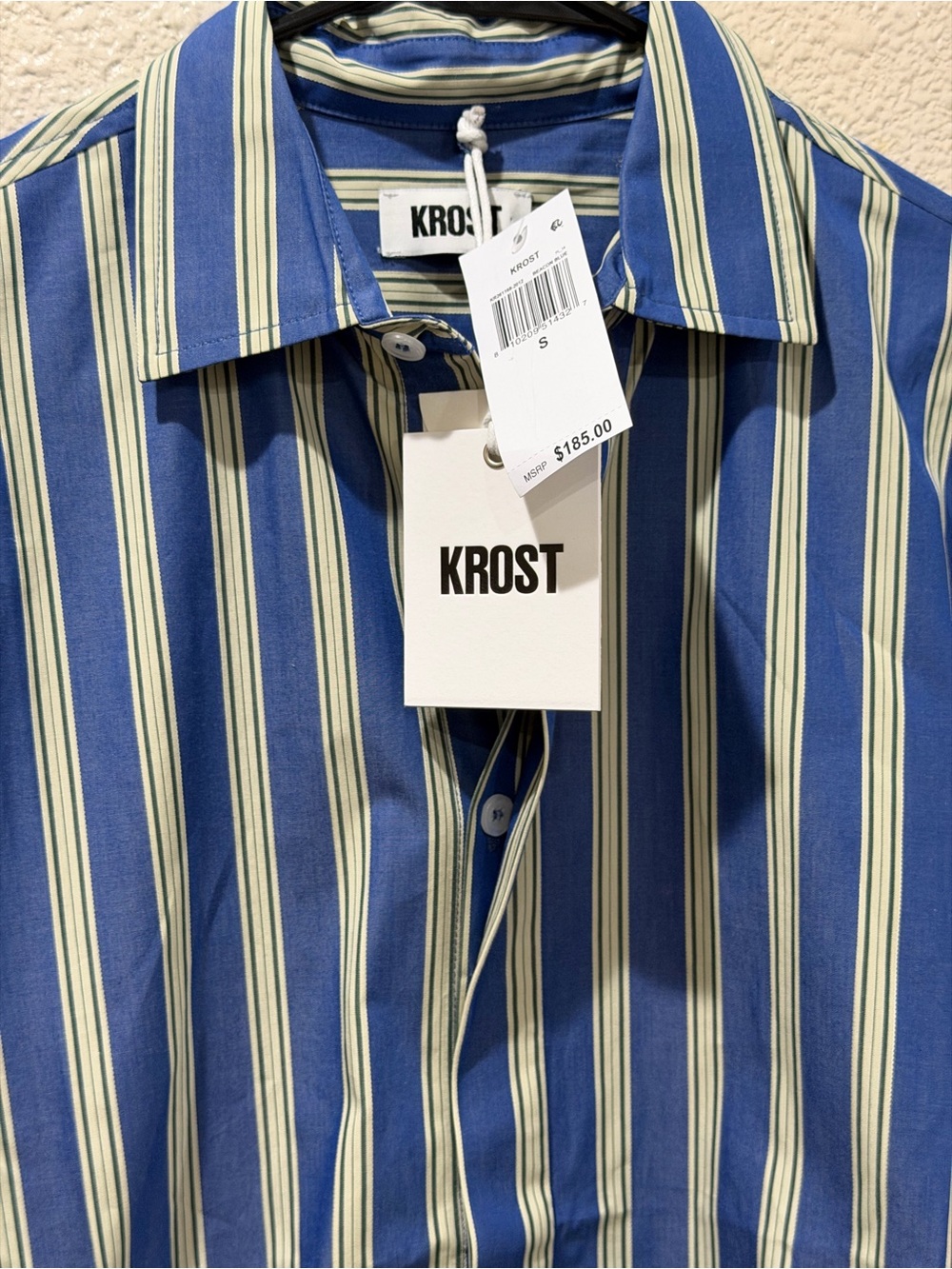 Jordan Striped Shirt in Beacon Blue
KROST
